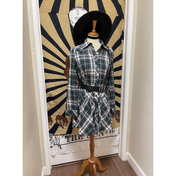 🌈 Amazing plaid European tunic dress - Picture 11 of 11